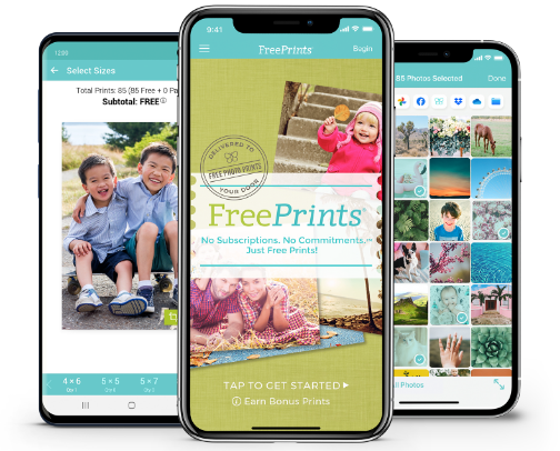 Free Prints cover photo collage