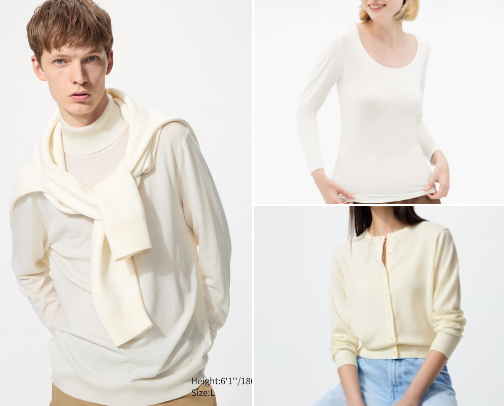 Uniqlo must have thermo clothes for winter cover photo collage