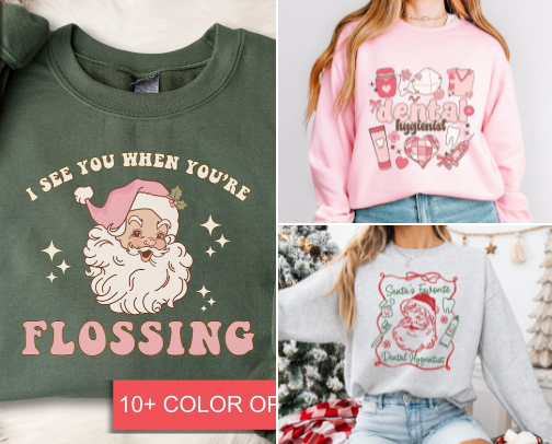 Fav RDH Dental Sweatshirts cover photo collage