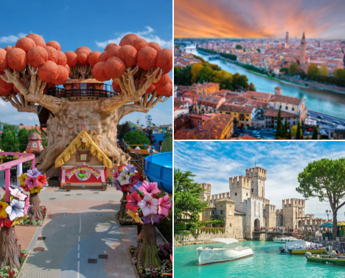 Travel cover photo collage
