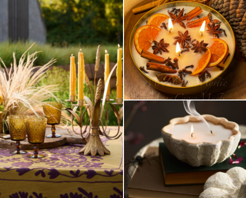 Top Luxury Fall Candles & Elegant Autumn Scents cover photo collage