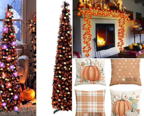 Fall Decor 🍂 cover photo collage