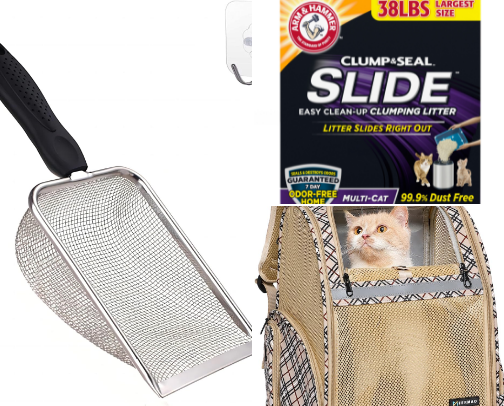 Things I’d buy again for my cat cover photo collage