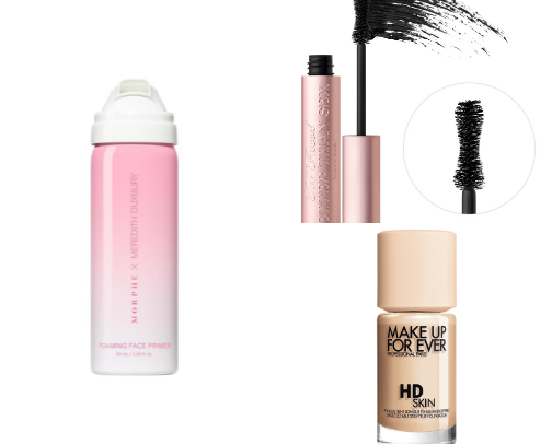 My favorite makeup skin and hair products cover photo collage