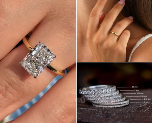 Gold Wedding Ring Stacks & Bridal Jewelry cover photo collage