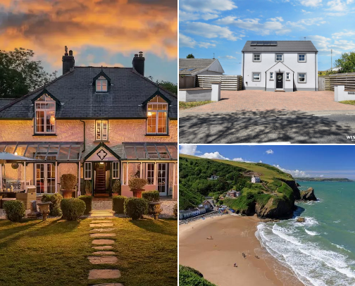 WEST WALES HOLIDAY COTTAGES AND NEW FOREST COTTAGES cover photo collage