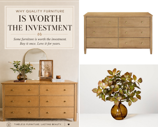 Furniture Pieces Worth Investing In cover photo collage