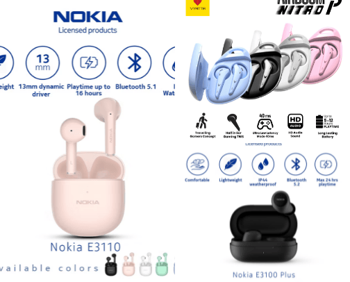 Bluetooth Earphone favorit saya ✩♬ ₊˚.🎧⋆☾⋆⁺₊✧ cover photo collage