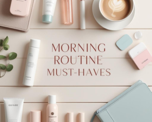 Morning Routine Must-Haves cover photo collage