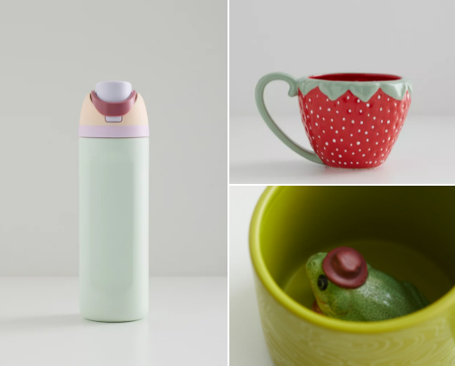 Bottles, mugs & cups cover photo collage