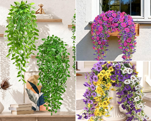 The Best Artificial Plants for Windowless Rooms & Dark Corners cover photo collage