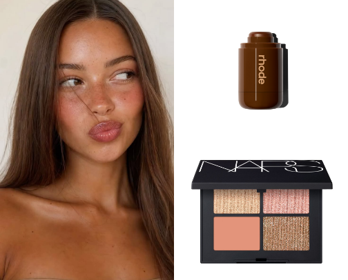summer makeup faves cover photo collage