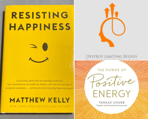 Fave self-help books I live by🩶 cover photo collage
