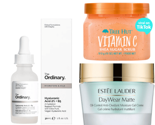 Skin care cover photo collage