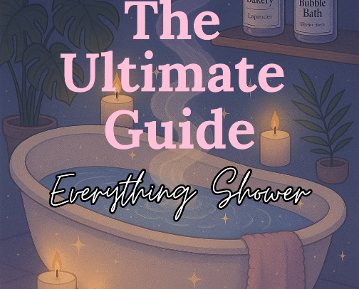 The Ultimate "Everything Shower" Guide cover photo collage