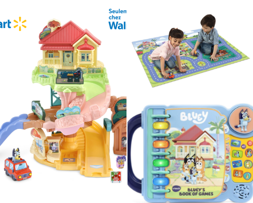 Our Toddlers Top Bluey Toys! cover photo collage