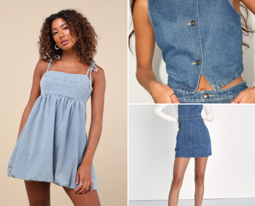 Live Boldly in Denim 🫦 cover photo collage