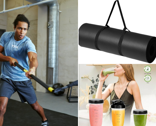 Home Gym Starter Pack (for Him & Her) cover photo collage