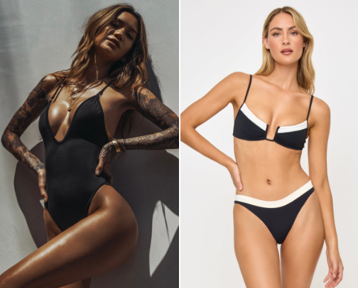 Flattering Swimsuits for Every Body cover photo collage