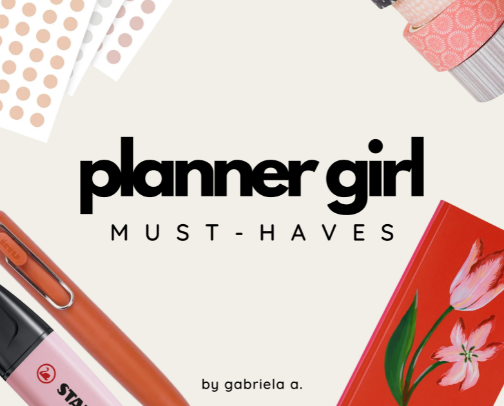 Planner Girl Must-Haves 🖊️ cover photo collage