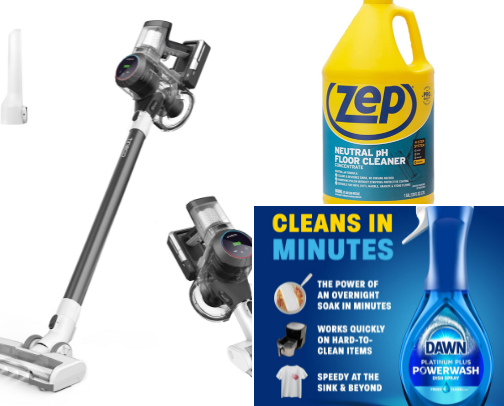Favorite Cleaning Products cover photo collage