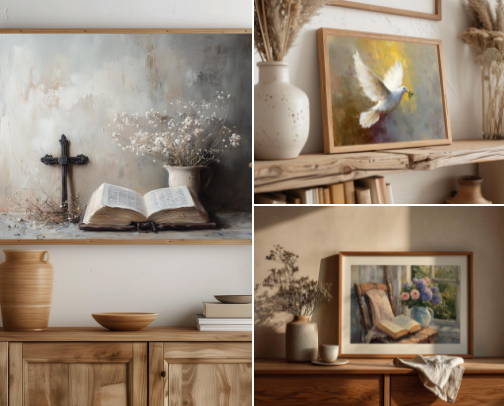 Christian Home Decor cover photo collage