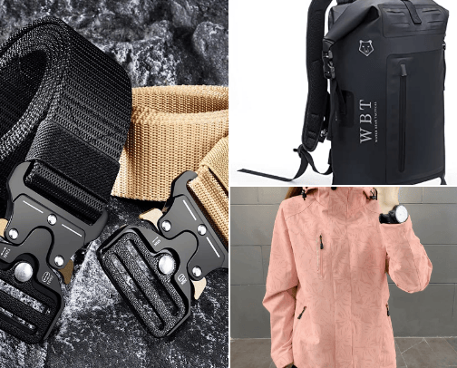 "Top Trending Outdoor Gear for Your Next Adventure" cover photo collage