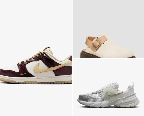 Trendy sneakers 👟 cover photo collage