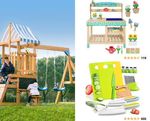 Amazon Toddler Finds cover photo collage