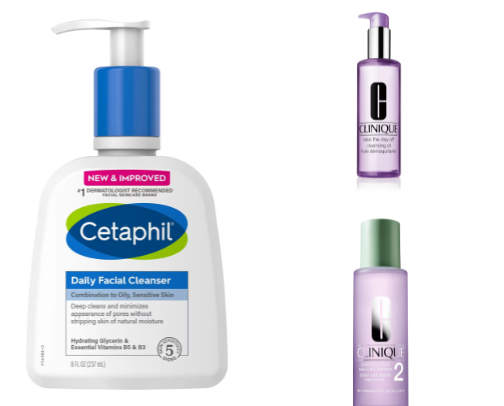 My current night time skincare routine 🧖‍♀️ cover photo collage