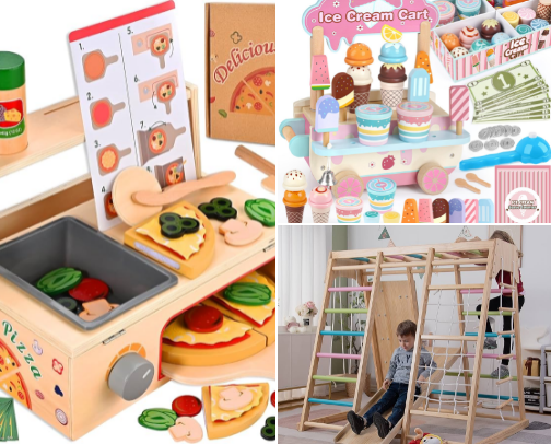Best Wooden Toys Gift Guide (Ages 1–6) | Amazon Finds cover photo collage