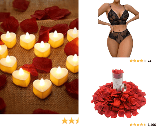 ROMANTIC evening essentials cover photo collage