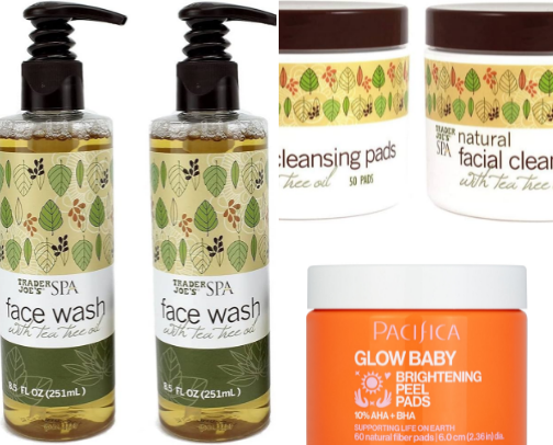 Favorite oily skin products cover photo collage