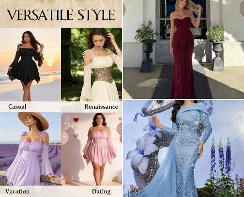 My Amazon cute dresses cover photo collage