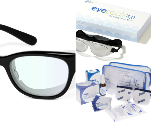 My trusted products for dry eyes cover photo collage