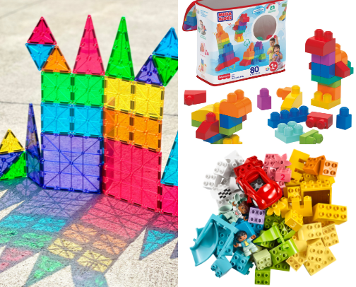 Screen-Free Activities for Toddlers; from a Mom of 6 🩷💙 cover photo collage