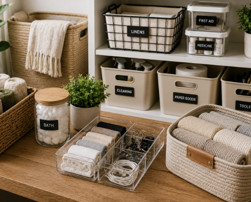 Home Organization cover photo collage
