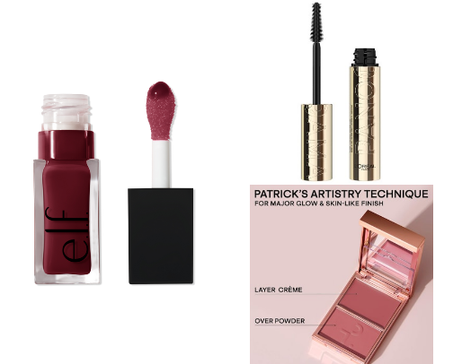 inside my makeup bag💄 cover photo collage