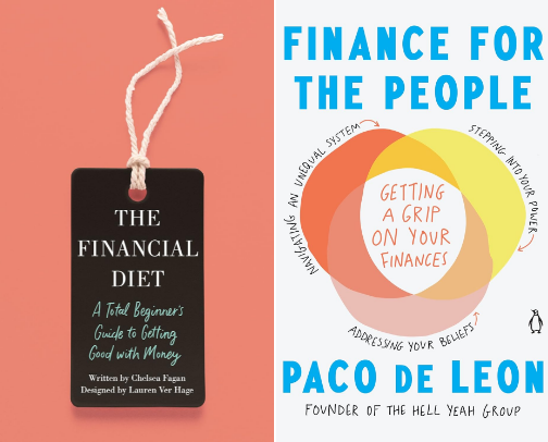 📚 reading list: everything they never taught you about money cover photo collage