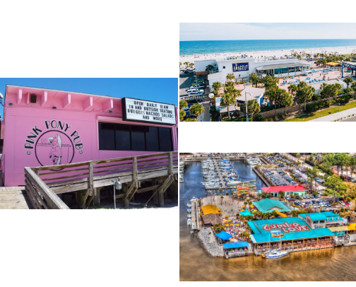 The best places to eat in Gulf Shores, AL! cover photo collage