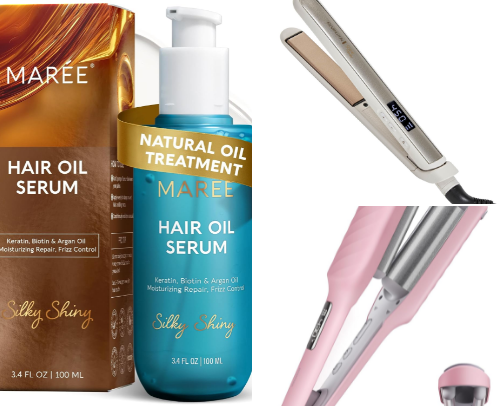 Hair Products cover photo collage
