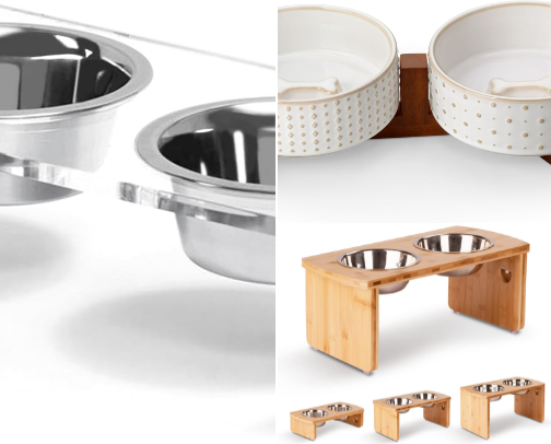 Dog Bowls & Treat Holders cover photo collage