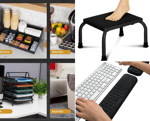 15 WFH Upgrades Under $100 That Save Your Back & Eyes cover photo collage