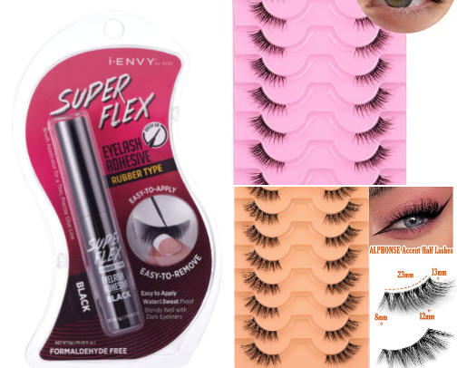 LASHES FOR HOODED EYES cover photo collage
