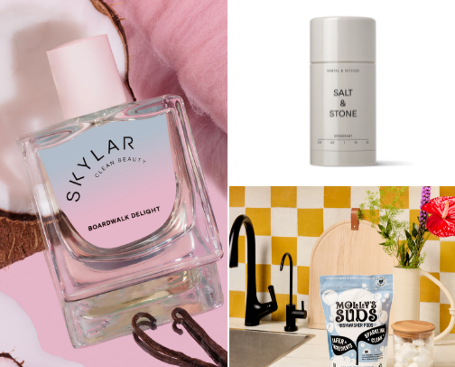 Low tox living mama cover photo collage