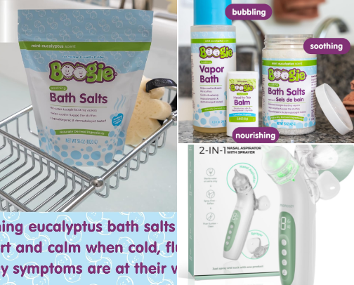 Calm Comfort for Baby’s Sick Days cover photo collage