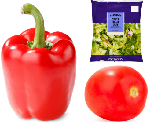 My weekly shopping list cover photo collage