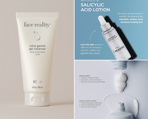 Skin Care Must Haves cover photo collage