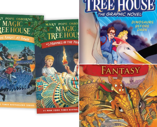 Books for my Boy (Ages 6-9) cover photo collage