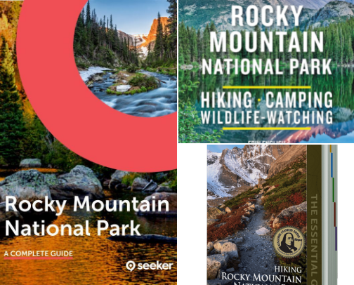 Save & Read - Rocky Mountain National Park: The Complete Guide: (Color Travel Guide) trip companions cover photo collage